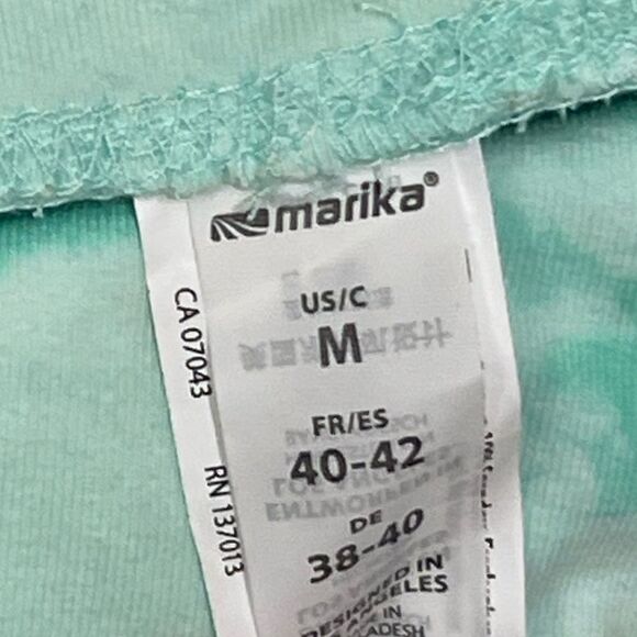 Marika Cyndi Womens High Rise Side Pocket Ankle Tie Dye Legging Size Medium NWT - Picture 14 of 16